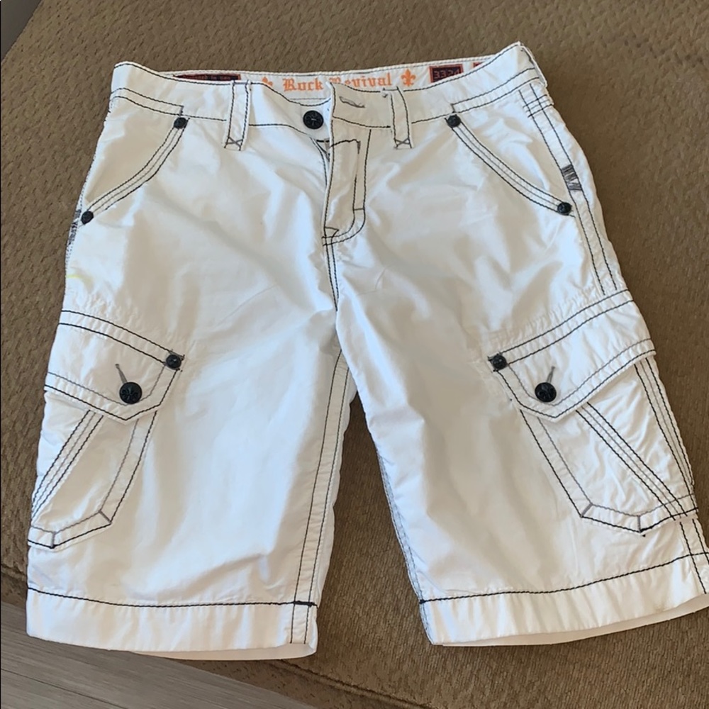 Rock revival cargo shorts